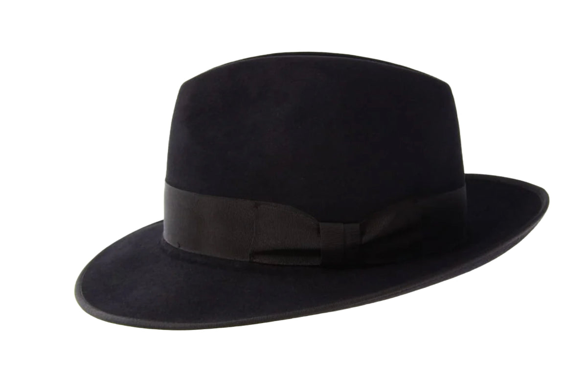 AVAILABLE IN STORE ONLY Akubra 'Bogart' Fedora in Black – Grand Hatters