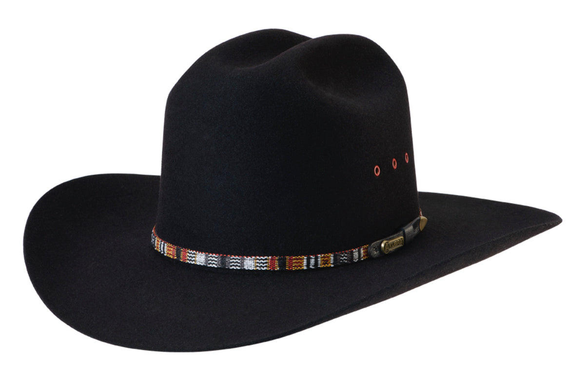 Akubra 'Bronco' Western style hat in Black – Grand Hatters