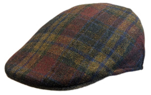 Stanton Virgin Wool Plaid check flat cap